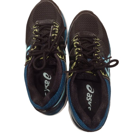 Asics GT2000 4 Women's Running Shoes Dynamic Duomax Athletic Black/Teal Size 6.5 - Picture 4 of 11